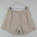Arket White Sand Linen Beach Shorts Size L by SwapUp-Online Second Hand Store-Online Thrift Store