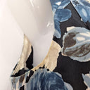Cue Sateen Floral Pleated Midi Dress Size 10 by SwapUp-Online Second Hand Store-Online Thrift Store