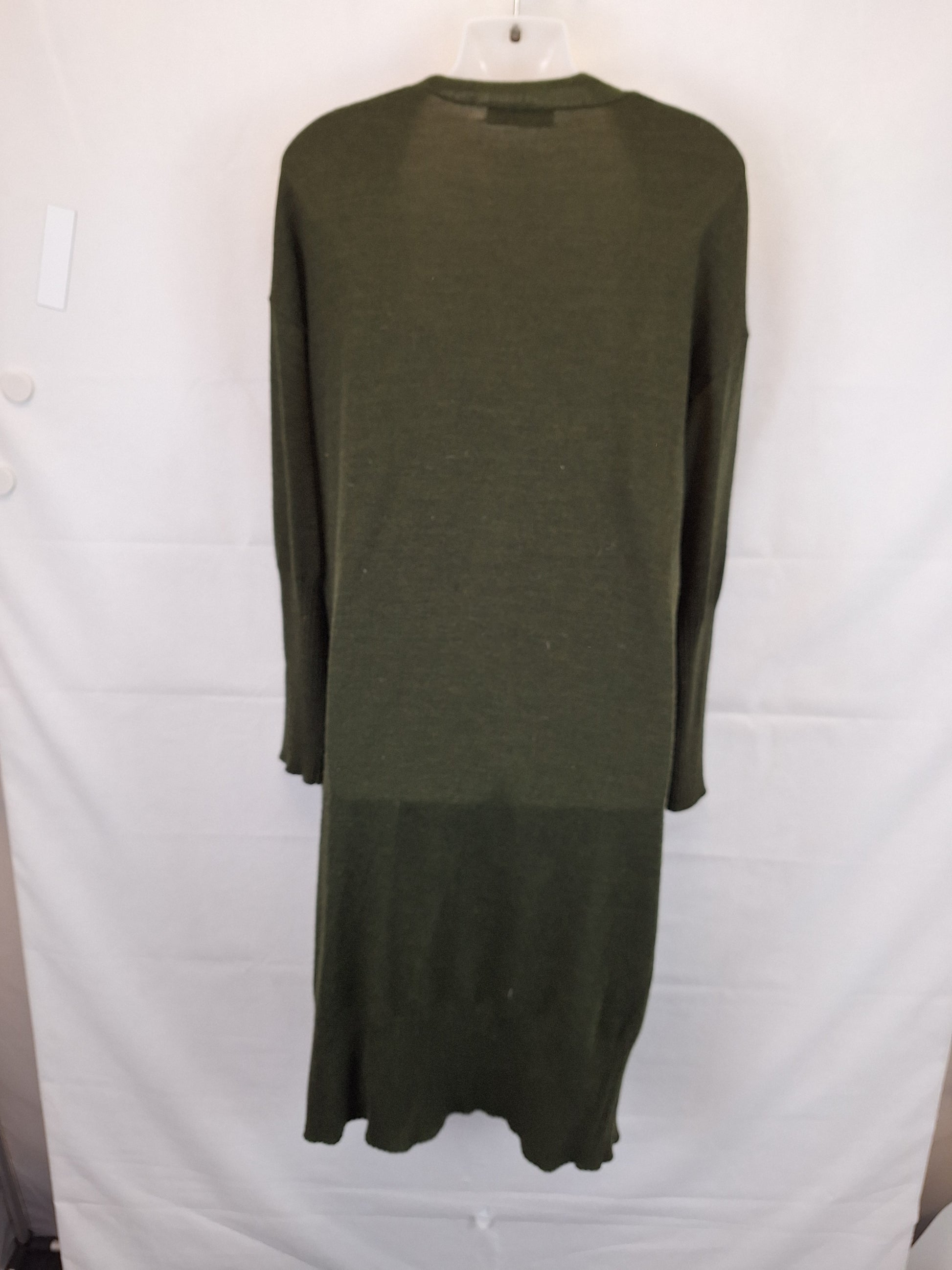 Country Road Cozy Forest Green Longline Cardigan Size S by SwapUp-Online Second Hand Store-Online Thrift Store