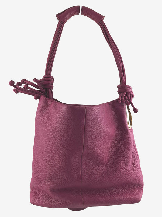 Oroton Magenta Classic Medium Shoulder  Bag by SwapUp-Online Second Hand Store-Online Thrift Store