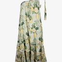 Adorne Lemon Floral Asymmetrical Maxi Dress Size 16 by SwapUp-Online Second Hand Store-Online Thrift Store