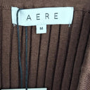 Aere Chocolate Ribbed Cheeky Front Split Maxi Skirt Size M by SwapUp-Online Second Hand Store-Online Thrift Store