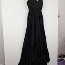 Aje Ruched Deep V Cotton Maxi Dress Size 8 by SwapUp-Online Second Hand Store-Online Thrift Store