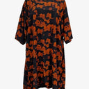 Alpha60 Mottled Copper Silk Midi Dress Size M by SwapUp-Online Second Hand Store-Online Thrift Store