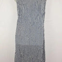 Alquema Striped Textured Shift Dress Size L by SwapUp-Online Second Hand Store-Online Thrift Store