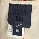 Anna Sui Silk Dainty Brown Skirt Size 10 by SwapUp-Online Second Hand Store-Online Thrift Store