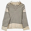 Arket Heavy Striped open Collar Jumper Size L by SwapUp-Online Second Hand Store-Online Thrift Store