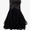 Assorted Brands Chic Ruffle Strapless Party Dress Size 10 by SwapUp-Online Second Hand Store-Online Thrift Store