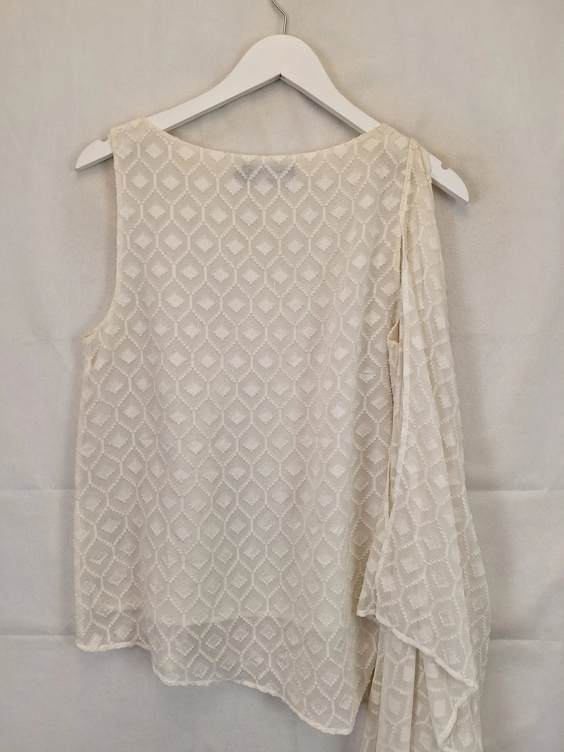 Assorted Brands Elegant Draped Evening Top Size 10 by SwapUp-Online Second Hand Store-Online Thrift Store