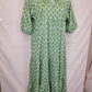 Assorted Brands Sage Patterned Kaftan Maxi Dress Size L by SwapUp-Online Second Hand Store-Online Thrift Store