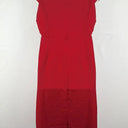 Atmos & Here Burgundy Tailored Amy Midi Dress Size 18 by SwapUp-Online Second Hand Store-Online Thrift Store