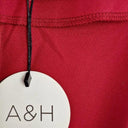 Atmos & Here Burgundy Tailored Amy Midi Dress Size 18 by SwapUp-Online Second Hand Store-Online Thrift Store