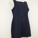 Atmos & Here Classic Navy Textured Stretch Office Midi Dress Size 18 by SwapUp-Online Second Hand Store-Online Thrift Store