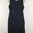 Atmos & Here Classic Navy Textured Stretch Office Midi Dress Size 18 by SwapUp-Online Second Hand Store-Online Thrift Store