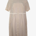 BASLER Elegant Ivory Panelled Midi Dress Size L by SwapUp-Online Second Hand Store-Online Thrift Store