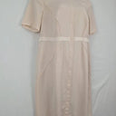 BASLER Elegant Ivory Panelled Midi Dress Size L by SwapUp-Online Second Hand Store-Online Thrift Store