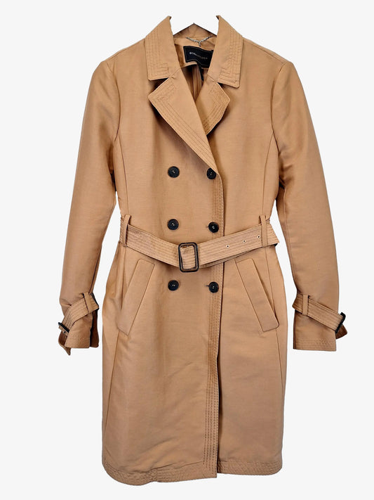 BCBG Max Azria Classic Longline Trench Coat Size M by SwapUp-Online Second Hand Store-Online Thrift Store