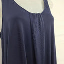 Basque Navy Stretch Draped Slip Dress Size 10 by SwapUp-Online Second Hand Store-Online Thrift Store