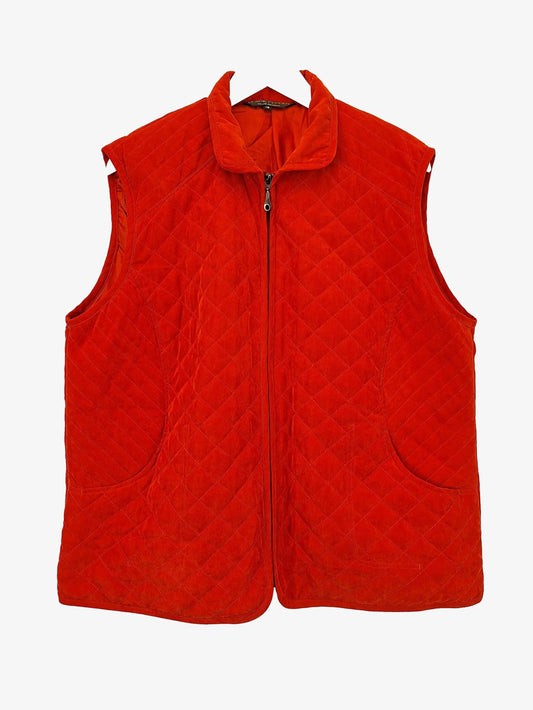 Black Pepper Rust Quilted Winter Vest Size 18 by SwapUp-Online Second Hand Store-Online Thrift Store