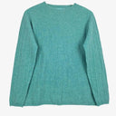 Blue Illusion Aqua Geometric Wool Jumper Size M by SwapUp-Online Second Hand Store-Online Thrift Store