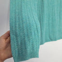 Blue Illusion Aqua Geometric Wool Jumper Size M by SwapUp-Online Second Hand Store-Online Thrift Store