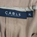 Cable Camel High Waisted Pleated Pants Size XL by SwapUp-Online Second Hand Store-Online Thrift Store