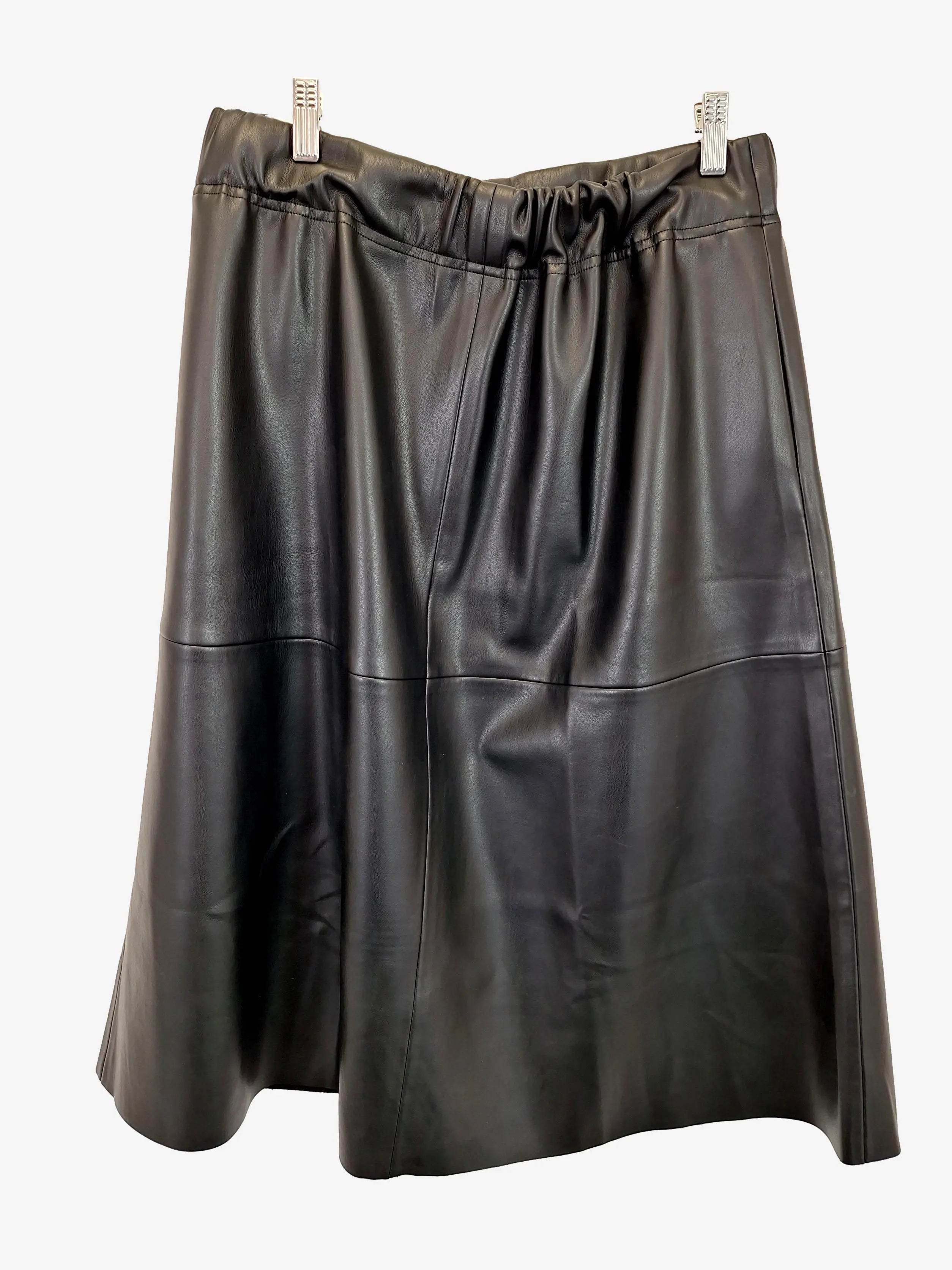 Faux leather skirt size 14 best sale