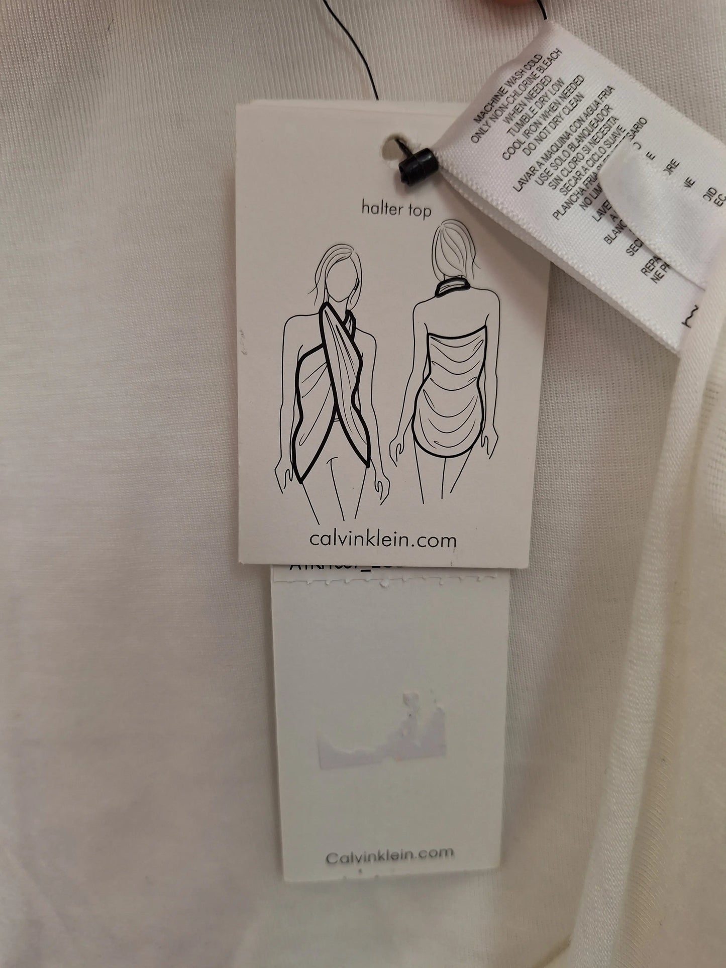 Calvin Klein Basic Lightweight Knit Scarf Size OSFA by SwapUp-Online Second Hand Store-Online Thrift Store