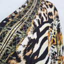 Camilla Deep Neck Wild Jungle Dress Size XL by SwapUp-Online Second Hand Store-Online Thrift Store