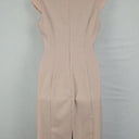 Cannella Blush Mesh Insert Tailored Midi Dress Size L by SwapUp-Online Second Hand Store-Online Thrift Store