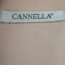 Cannella Blush Mesh Insert Tailored Midi Dress Size L by SwapUp-Online Second Hand Store-Online Thrift Store