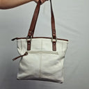 Cellini Contrast Medium Tote Handbag Size None by SwapUp-Online Second Hand Store-Online Thrift Store