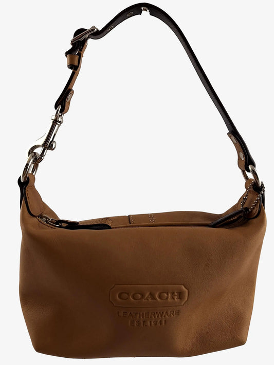 Coach Camel Embossed Mini Bag Size OSFA by SwapUp-Online Second Hand Store-Online Thrift Store