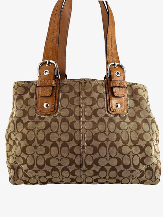 Coach Classic Monogram Shoulder Bag by SwapUp-Online Second Hand Store-Online Thrift Store