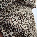 Commonry Cheetah Shirred Loose Dress Size 14 by SwapUp-Online Second Hand Store-Online Thrift Store