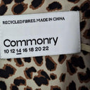 Commonry Cheetah Shirred Loose Dress Size 14 by SwapUp-Online Second Hand Store-Online Thrift Store