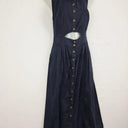 Commonry Cut out Linen Blend Stretch Dress Size 10 by SwapUp-Online Second Hand Store-Online Thrift Store