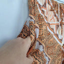 Country Road Bohemian Pattern Flowy Cotton Pants Size 8 by SwapUp-Online Second Hand Store-Online Thrift Store