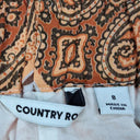 Country Road Bohemian Pattern Flowy Cotton Pants Size 8 by SwapUp-Online Second Hand Store-Online Thrift Store
