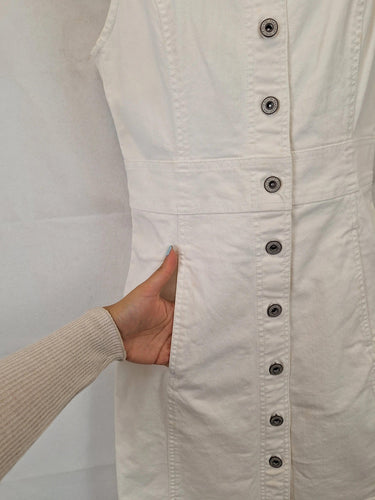 Country Road Classic Denim Button Up Dress Size 8 by SwapUp-Online Second Hand Store-Online Thrift Store