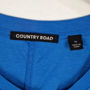 Country Road Cobalt Front Seam Casual Shirt Size M by SwapUp-Online Second Hand Store-Online Thrift Store