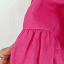 Country Road Fucshia Tiered Linen Blend Mini Dress Size 10 by SwapUp-Online Second Hand Store-Online Thrift Store