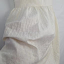 Country Road Ivory Textured Gathered Midi Dress Size 10 by SwapUp-Online Second Hand Store-Online Thrift Store