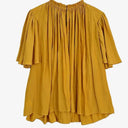 Country Road Mustard Gathered Bell Sleeve Blouse Size M by SwapUp-Online Second Hand Store-Online Thrift Store