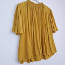 Country Road Mustard Gathered Bell Sleeve Blouse Size M by SwapUp-Online Second Hand Store-Online Thrift Store