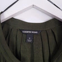Country Road Pleated Forest Top Size 12 by SwapUp-Online Second Hand Store-Online Thrift Store