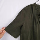 Country Road Pleated Forest Top Size 12 by SwapUp-Online Second Hand Store-Online Thrift Store
