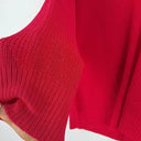 Country Road Pomegranate Mesh V Neck Jumper Size XS by SwapUp-Online Second Hand Store-Online Thrift Store