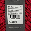 Country Road Pomegranate Mesh V Neck Jumper Size XS by SwapUp-Online Second Hand Store-Online Thrift Store