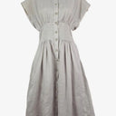 Country Road Stone Grey Summer Maxi Dress Size 6 by SwapUp-Online Second Hand Store-Online Thrift Store